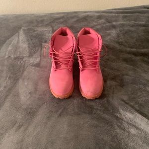 Pink Timberlands